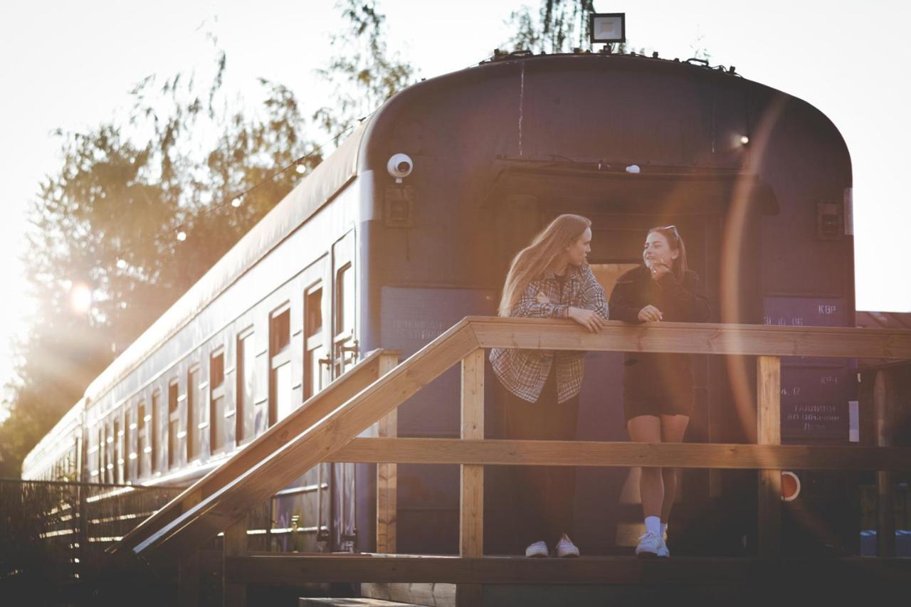 Railrooms Traincar Hostel Tallinn Bagian luar foto